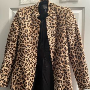 Zara leopard coat 💛